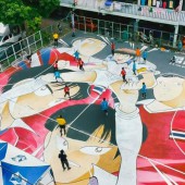 Các sân bóng Thái được trang trí theo chủ đề “Captain Tsubasa”